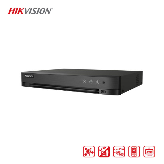 HIKVISION iDS-7204HQHI-M1/FA 4 Kanal HD-TVI Hibrit Kayıt Cihazı, H.265+, 1x10TB HDD, AcuSense, Yüz Tanıma, İnsan ve Araç Analizi HIKVISION iDS-7204HQHI-M1/FA 4 Kanal HD-TVI Hibrit Kayıt Cihazı, H.265+, 1x10TB HDD, AcuSense, Yüz Tanıma, İnsan ve Araç Analizi