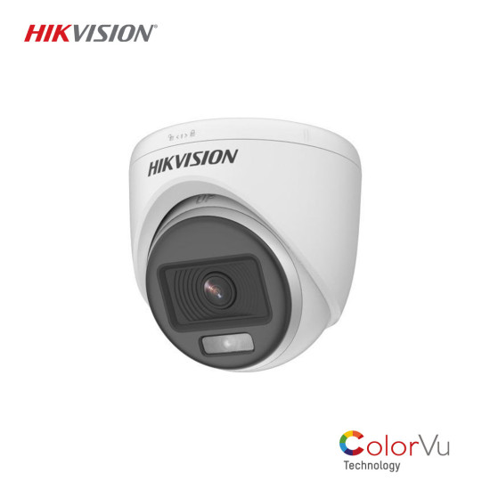 Hikvision DS-2CE70DF0T-PFS 2MP 2.8mm 1080P HD-TVI ColorVu Sesli Plastik Dome Kamera - 20m Gece Görüşü Hikvision DS-2CE70DF0T-PFS 2MP 2.8mm 1080P HD-TVI ColorVu Sesli Plastik Dome Kamera - 20m Gece Görüşü