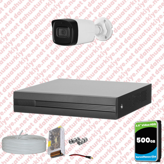 Dahua 1 Kameralı Full HD 40 Metre Gece Görüşlü Güvenlik Kamerası Dahua 1 Kameralı Full HD 40 Metre Gece Görüşlü Güvenlik Kamerası
