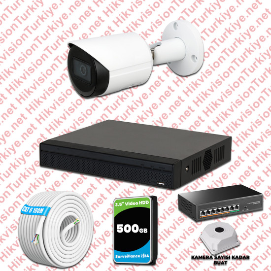 DAHUA 1 KAMERALI İP KAMERA SETİ 1080P GECE GÖRÜŞLÜ DAHUA 1 KAMERALI İP KAMERA SETİ 1080P GECE GÖRÜŞLÜ