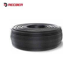 REÇBER 4+1 PE RG59 Mini CCTV Kablo 100m - 2x0,50mm + 2x0,22mm, Dış Ortam, Siyah (TSEK 212)