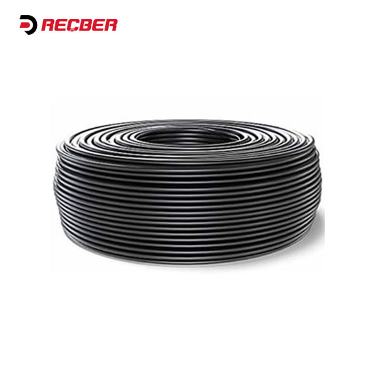 REÇBER 4+1 PE RG59 Mini CCTV Kablo 100m - 2x0,50mm + 2x0,22mm, Dış Ortam, Siyah (TSEK 212) REÇBER 4+1 PE RG59 Mini CCTV Kablo 100m - 2x0,50mm + 2x0,22mm, Dış Ortam, Siyah (TSEK 212)