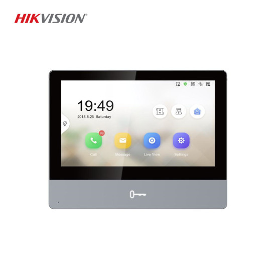 Hikvision DS-KH8350-TE1 KH8 Serisi İç Mekan İstasyonu Hikvision DS-KH8350-TE1 KH8 Serisi İç Mekan İstasyonu
