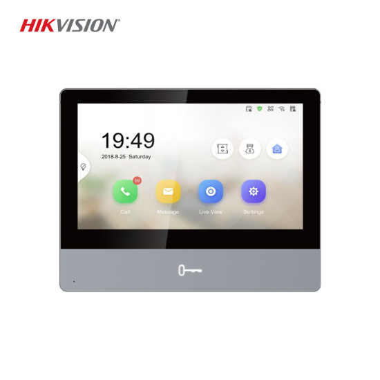 Hikvision DS-KH8350-WTE1 KH8 Serisi İç Mekan İstasyonu Hikvision DS-KH8350-WTE1 KH8 Serisi İç Mekan İstasyonu