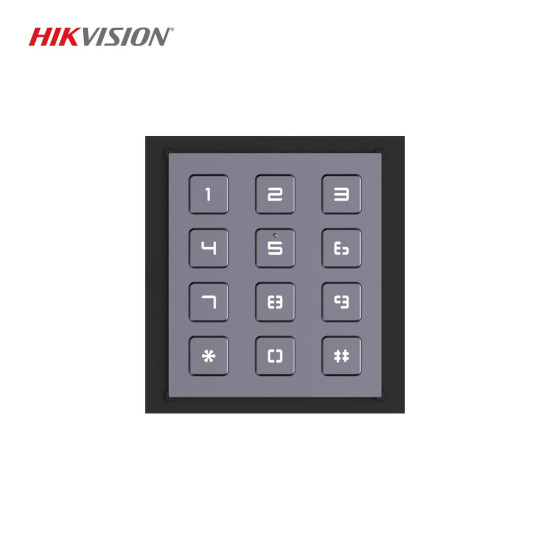 Hikvision DS-KD-KP KD8 Serisi Modüler Kapı İstasyonu Tuş Takımı Modülü – IP65, IK07 Koruma, Dış Mekan Kullanımı Hikvision DS-KD-KP KD8 Serisi Modüler Kapı İstasyonu Tuş Takımı Modülü – IP65, IK07 Koruma, Dış Mekan Kullanımı