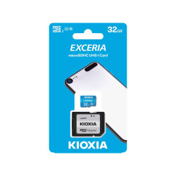 KIOXIA 32GB EXCERIA MicroSDHC UHS-I U1 Class 10 100MB/s Hafıza Kartı