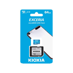 KIOXIA 64GB EXCERIA MicroSDXC UHS-I U1 Class 10 100MB/s Hafıza Kartı