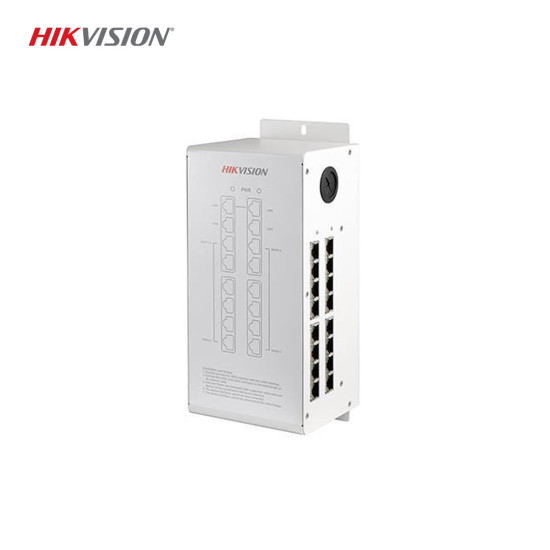 Hikvision DS-KAD612 16 Port İnterkom Network Switch - 10/100 Mbps, RJ-45, Metal Kasa, AC 220V Hikvision DS-KAD612 16 Port İnterkom Network Switch - 10/100 Mbps, RJ-45, Metal Kasa, AC 220V