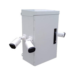Tek Cidar Mini Mobese Kabin 400x250x600mm + 1'li Termo Fan + Direk Asma Aparatı Dahil