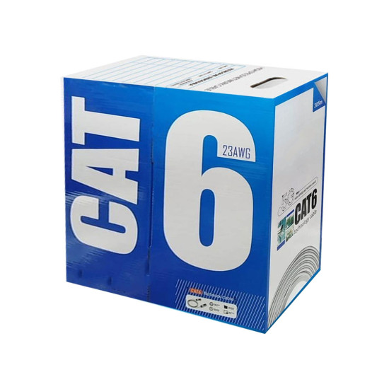 CAT6 UTP Kablo 305MT. - 23AWG CCA, 100/1000 Mbps, Gri CAT6 UTP Kablo 305MT. - 23AWG CCA, 100/1000 Mbps, Gri