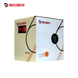 REÇBER SL400 U23 RIB CAT6 U/UTP 23AWG PVC Gri Kablo (305MT.) - Euro-Class Eca, 1Gbps Ethernet Destekli