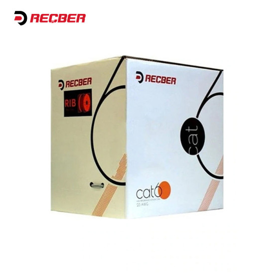 REÇBER SL400 U23 RIB CAT6 U/UTP 23AWG PVC Gri Kablo (305MT.) - Euro-Class Eca, 1Gbps Ethernet Destekli REÇBER SL400 U23 RIB CAT6 U/UTP 23AWG PVC Gri Kablo (305MT.) - Euro-Class Eca, 1Gbps Ethernet Destekli