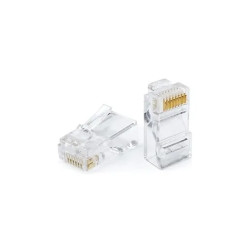 RJ45 Konnektör – 1 Adet | Cat5/Cat6 Uyumlu Ethernet Ağ Kablosu Ucu