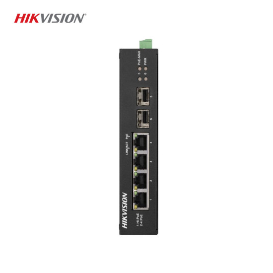 Hikvision DS-3T0506HP-E/HS 4 Port Gigabit Unmanaged Dayanıklı POE Switch Hikvision DS-3T0506HP-E/HS 4 Port Gigabit Unmanaged Dayanıklı POE Switch