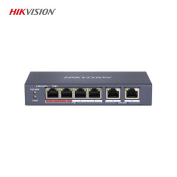 HIKVISION DS-3E0106P-E/M 4 Port 4x10/100 PoE Unmanaged Switch (35W)