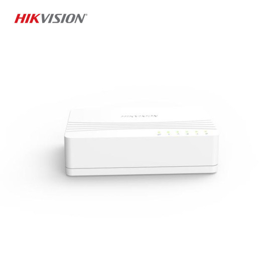 Hikvision DS-3E0105D-E 5 Port Fast Ethernet Unmanaged Masaüstü Switch - 10/100 Mbps, Plug & Play Hikvision DS-3E0105D-E 5 Port Fast Ethernet Unmanaged Masaüstü Switch - 10/100 Mbps, Plug & Play