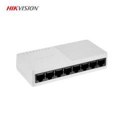 Hikvision DS-3E0108D-O 8 Port Fast Ethernet Unmanaged Switch - 10/100 Mbps, MDI/MIDX, 1.6 Gbps Kapasite