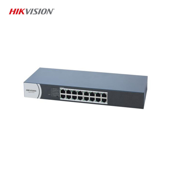 Hikvision DS-3E0516R-O 16-Port Gigabit Switch, Metal Gövde ile Yüksek Performans Hikvision DS-3E0516R-O 16-Port Gigabit Switch, Metal Gövde ile Yüksek Performans