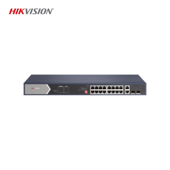 Hikvision DS-3E0520HP-E 16 Port Gigabit Unmanaged POE Switch, 12 PoE ve 4 Hi-PoE Portu ile Yüksek Performans Hikvision DS-3E0520HP-E 16 Port Gigabit Unmanaged POE Switch, 12 PoE ve 4 Hi-PoE Portu ile Yüksek Performans