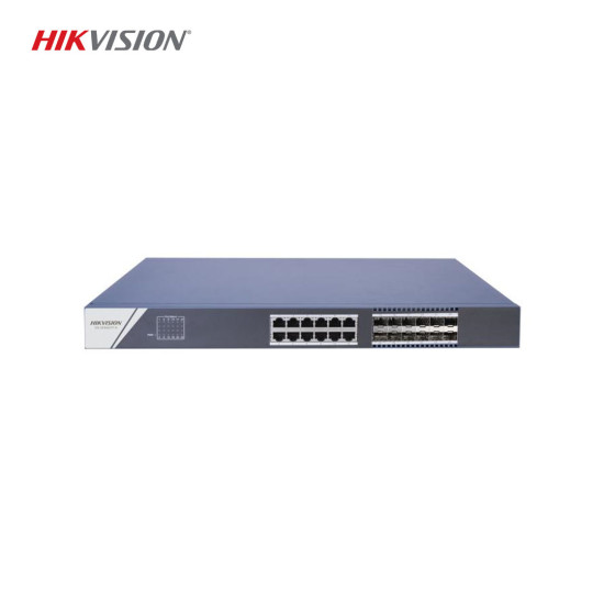 Hikvision DS-3E0524TF(B) 24-Port Gigabit Unmanaged Switch, Fiber Optik ve RJ45 Portları ile Yüksek Performanslı Ağ Anahtarı Hikvision DS-3E0524TF(B) 24-Port Gigabit Unmanaged Switch, Fiber Optik ve RJ45 Portları ile Yüksek Performanslı Ağ Anahtarı