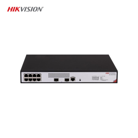 Hikvision DS-3E2510P-H 8-Port Gigabit Full Managed PoE Switch, 125W PoE Gücü ve Gelişmiş Güvenlik Özellikleri Hikvision DS-3E2510P-H 8-Port Gigabit Full Managed PoE Switch, 125W PoE Gücü ve Gelişmiş Güvenlik Özellikleri