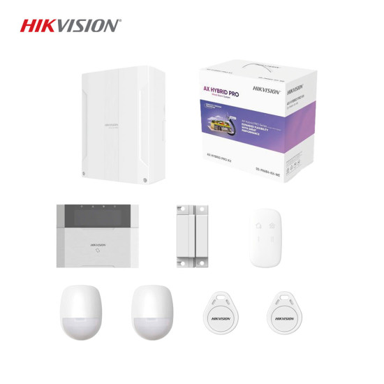 HIKVISION DS-PHA64-KIT-WE AX Hibrid Pro Kablosuz Alarm Seti (868MHz) HIKVISION DS-PHA64-KIT-WE AX Hibrid Pro Kablosuz Alarm Seti (868MHz)