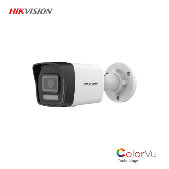 HIKVISION DS-2CD1043G2-LIUF 4MP 4mm Smart Hybrid Light Sesli POE IR Bullet Kamera - 30m Gece Görüşü, İnsan ve Araç Tespiti, IP67