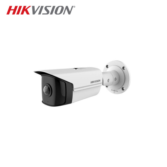 Hikvision DS-2CD2T45G0P-I 4MP 180° Super Geniş Açı Dış Mekan Kamera - 120dB WDR, 20m IR, PoE, H.265+ Hikvision DS-2CD2T45G0P-I 4MP 180° Super Geniş Açı Dış Mekan Kamera - 120dB WDR, 20m IR, PoE, H.265+