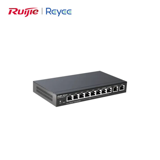 Reyee RG-EG310GH-P-E 10 Portlu PoE VPN Router – 8 PoE Port (110W), 1.5Gbps, 300 Kullanıcı, Web Yönetimli Reyee RG-EG310GH-P-E 10 Portlu PoE VPN Router – 8 PoE Port (110W), 1.5Gbps, 300 Kullanıcı, Web Yönetimli