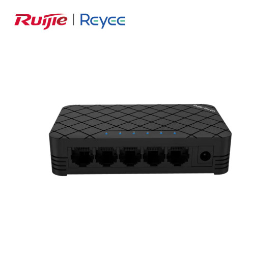 Reyee RG-ES05 5 Portlu Fast Ethernet Switch – 10/100Mbps, Tak Çalıştır, Plastik Kasa, Fansız Tasarım Reyee RG-ES05 5 Portlu Fast Ethernet Switch – 10/100Mbps, Tak Çalıştır, Plastik Kasa, Fansız Tasarım
