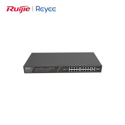 Reyee RG-ES118S-LP 18 Portlu PoE Switch – 16x 10/100Mbps PoE+ (120W), 2x Gigabit Combo, Tak Çalıştır, Yönetilmeyen