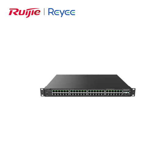 Reyee RG-NBS3100-48GT4SFP-P 52 Port PoE+ L2 Yönetilebilir Gigabit Switch – 48 PoE+ RJ45, 4 SFP, 370W Güç Reyee RG-NBS3100-48GT4SFP-P 52 Port PoE+ L2 Yönetilebilir Gigabit Switch – 48 PoE+ RJ45, 4 SFP, 370W Güç