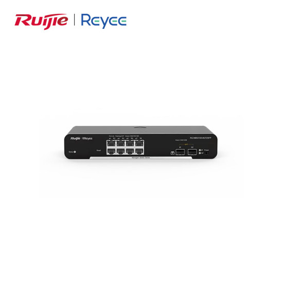 Reyee RG-NBS3100-8GT2SFP 10 Port L2 Yönetilebilir Gigabit Switch – 8 RJ45 + 2 SFP, Cloud Destekli Reyee RG-NBS3100-8GT2SFP 10 Port L2 Yönetilebilir Gigabit Switch – 8 RJ45 + 2 SFP, Cloud Destekli