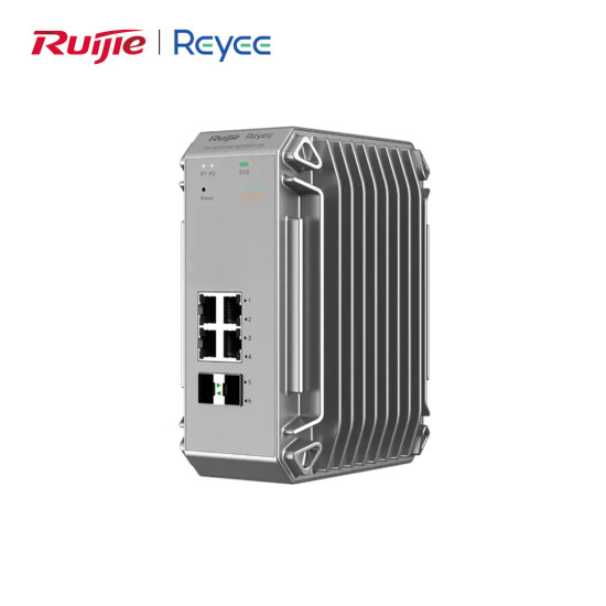 Reyee RG-NIS3100-4GT2SFP-HP Endüstriyel Switch – 4 PoE+ Port, 2 SFP, 120W Güç, -40℃ ile 80℃ Sıcaklık Aralığı Reyee RG-NIS3100-4GT2SFP-HP Endüstriyel Switch – 4 PoE+ Port, 2 SFP, 120W Güç, -40℃ ile 80℃ Sıcaklık Aralığı