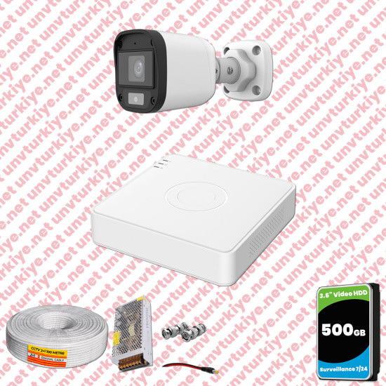 UNV Full HD 1 Kamera Renkli Gece Görüş Mikrofonlu UNV Full HD 1 Kamera Renkli Gece Görüş Mikrofonlu