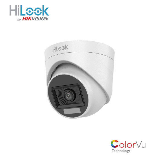 HILOOK-HIKVISION THC-T127-LPS 2MP 2.8MM ColorVu Smart Dual Light Sesli Dome Kamera HILOOK-HIKVISION THC-T127-LPS 2MP 2.8MM ColorVu Smart Dual Light Sesli Dome Kamera