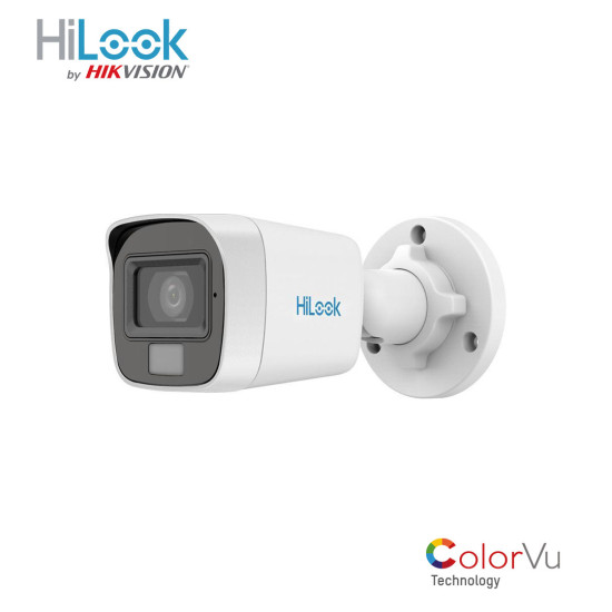 HiLook-Hikvision THC-B129-LPS 2MP 2.8mm Sesli ColorVu Bullet Kamera HiLook-Hikvision THC-B129-LPS 2MP 2.8mm Sesli ColorVu Bullet Kamera